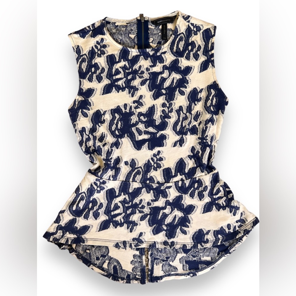 BCBG Top with back Zipper
